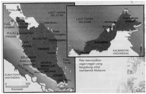 Negeri-negeri yang bergabung untuk membentuk Malaysia.